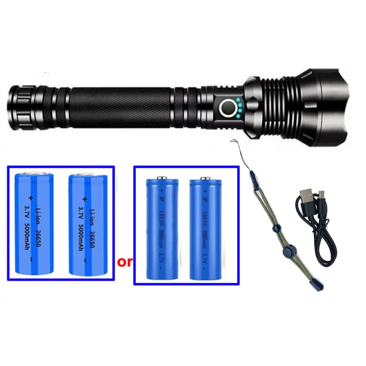 1500lm high power rechargeable flashlight