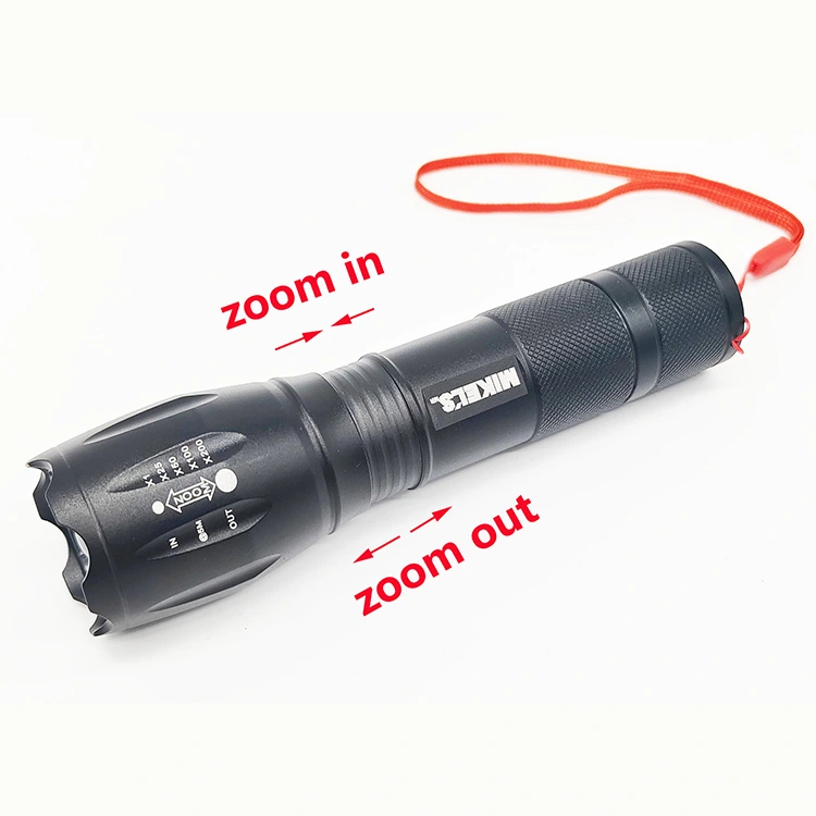 250lm tactical LED zoom fashlight
