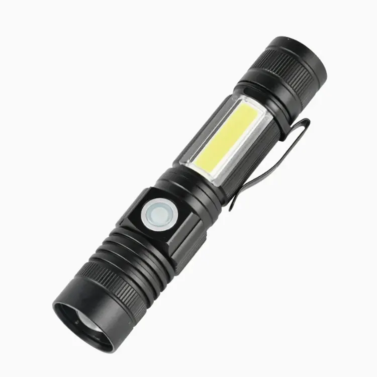 LED COB Rechargeable Flashlight