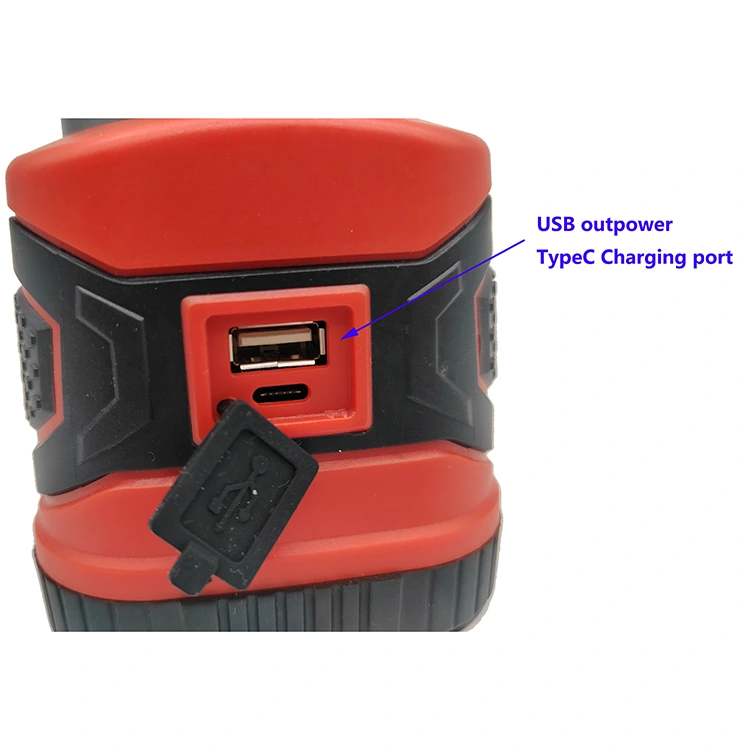 LED Rechargeable Handle Hook Camping Lamp